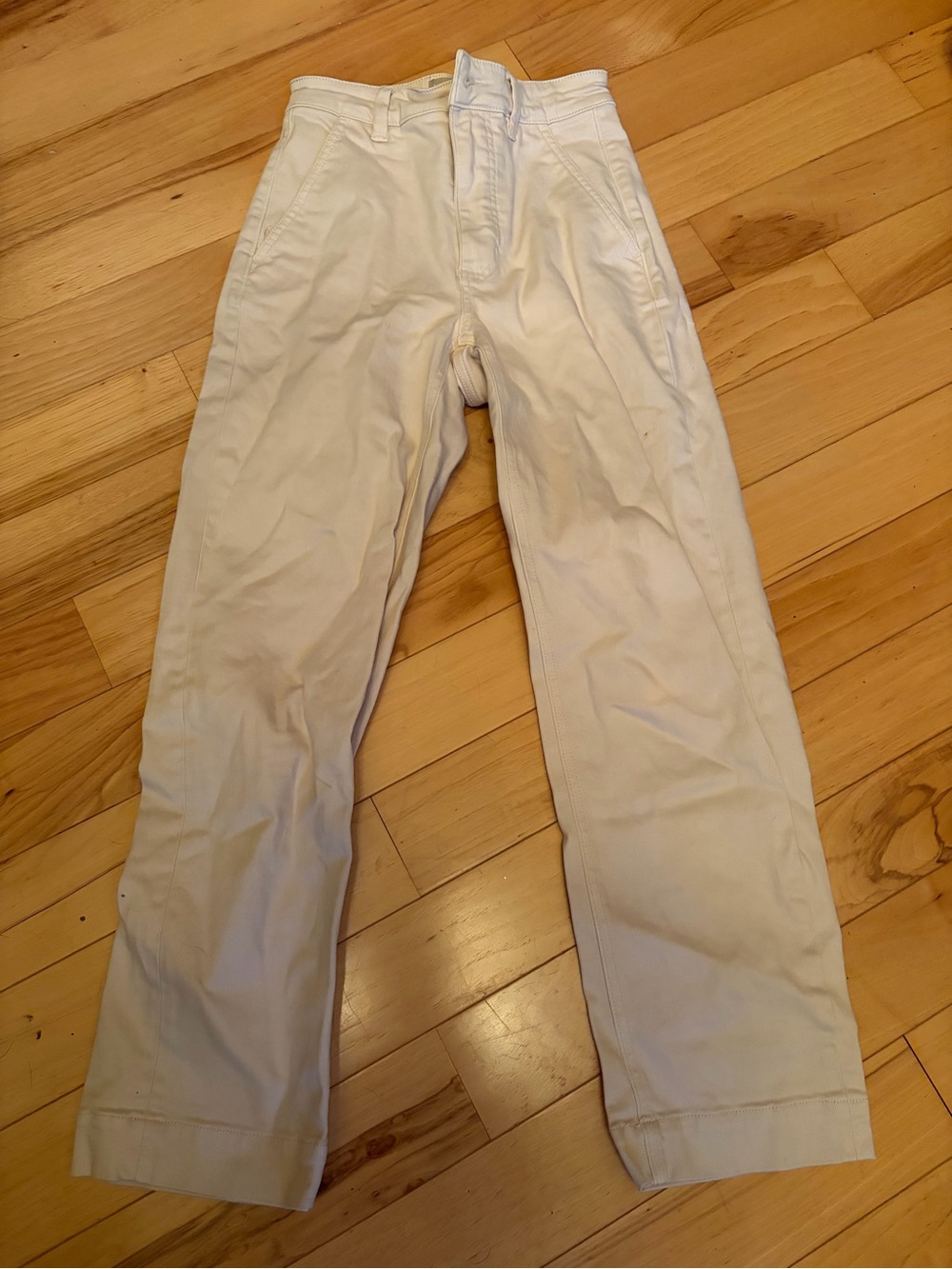 Everlane Baby Chord Cheeky Corduroy Pants in Cream